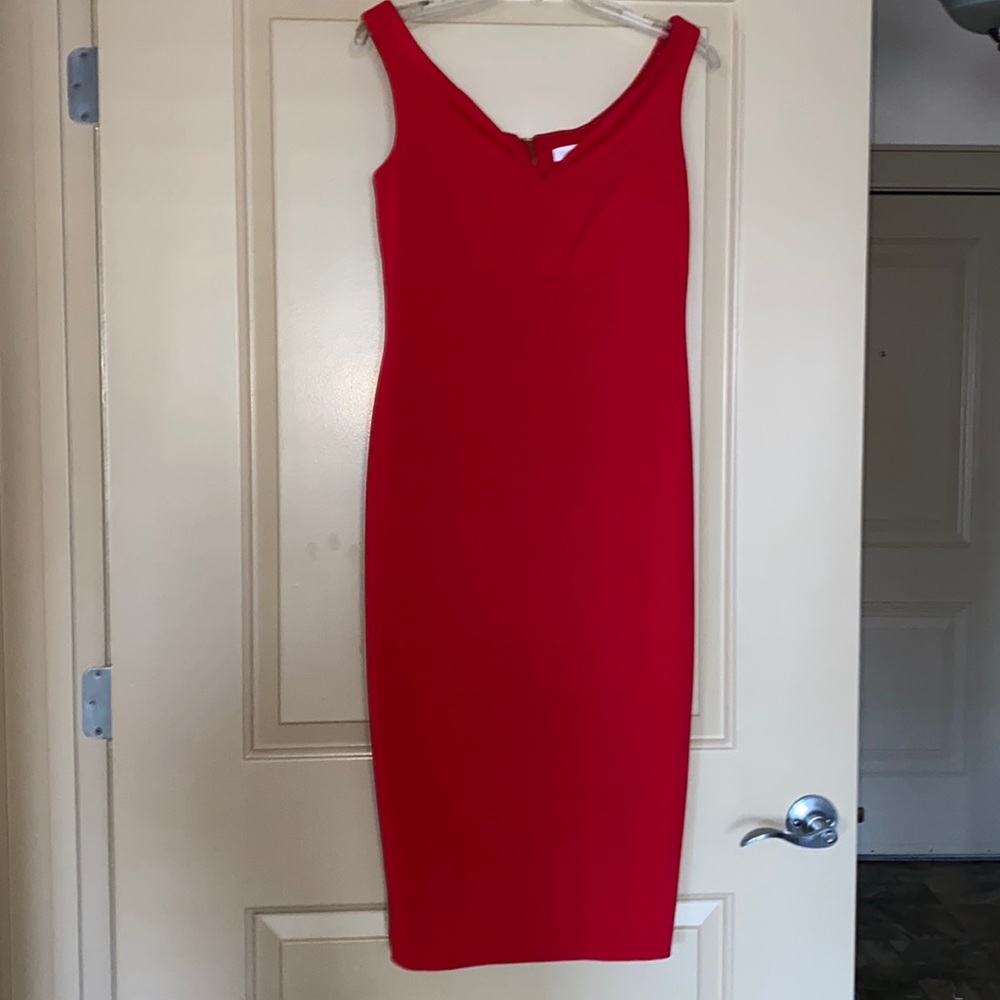 Calvin Klein. Women’s size 6 red sleeveless.